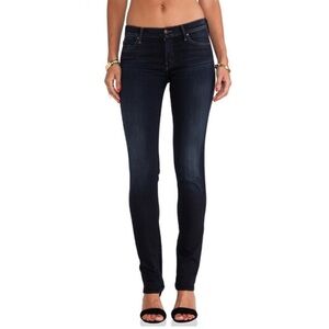MOTHER Blue Skinny Jeans with Sleek Silhouette